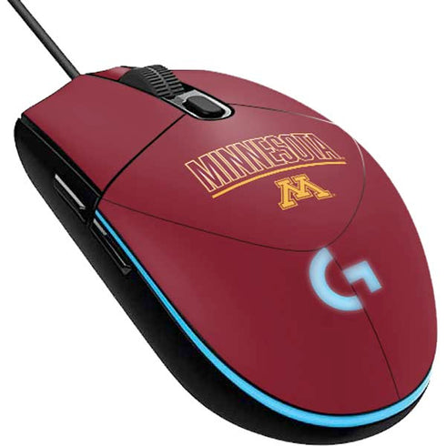 University of Minnesota Athletic Text G203 Prodigy RGB Wired Gaming Mouse Skin